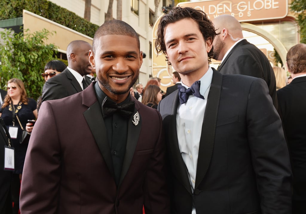 Usher and Orlando Bloom brought double the hotness to the red carpet.