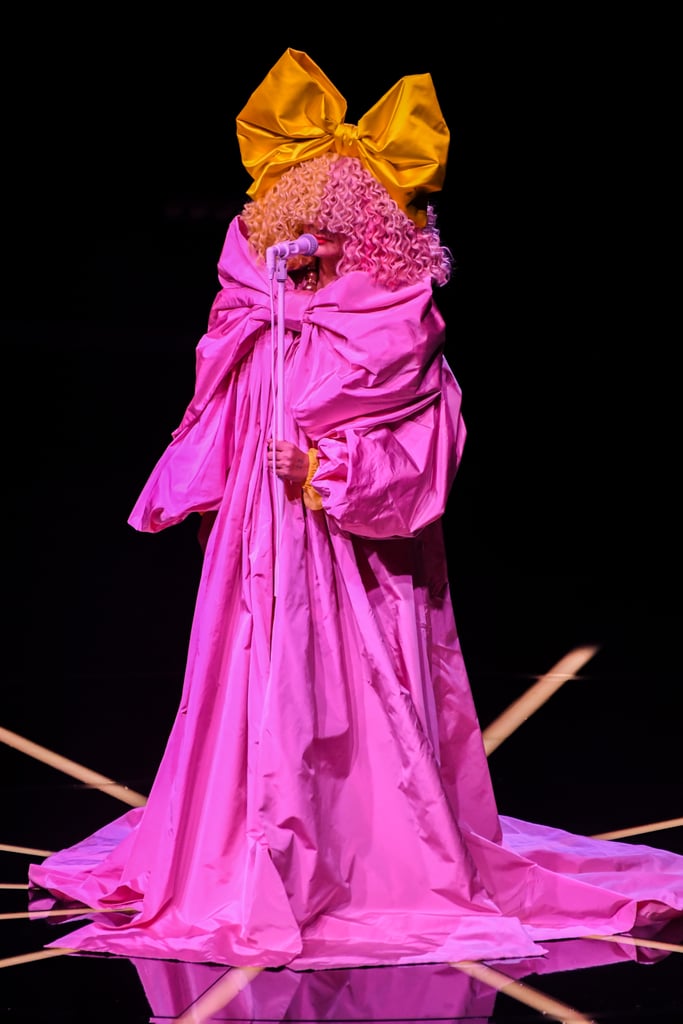 Sia's Pink Gown at the Billboard Music Awards 2020