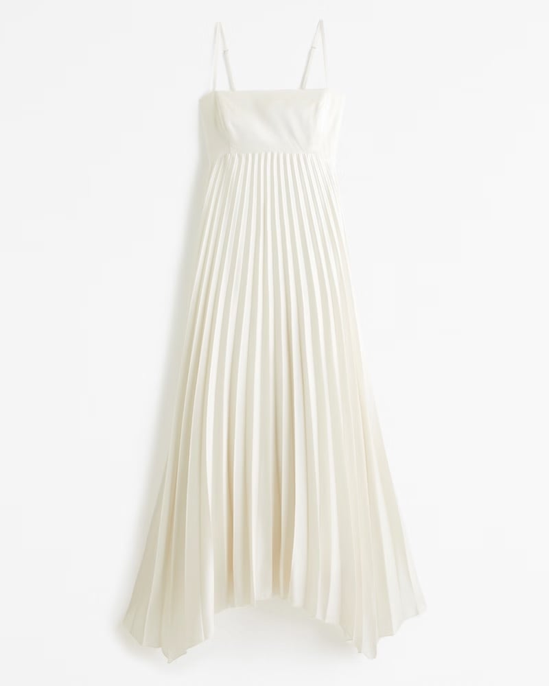 White Midi Rehearsal Dinner Dress