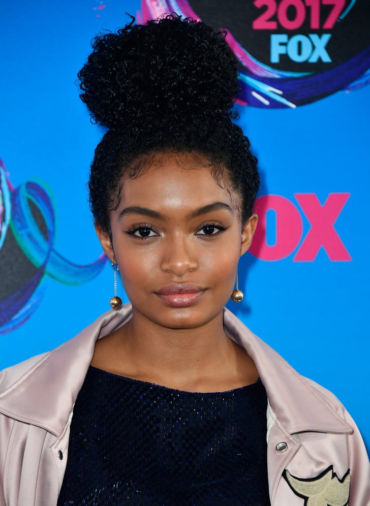 yara shahidi satin track pants