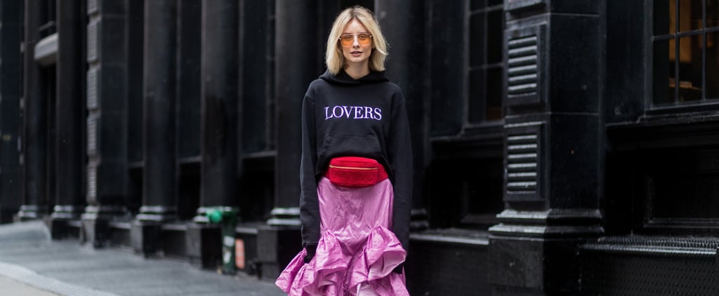 Pink and Red Street Style Outfits Fashion Week Spring 2018