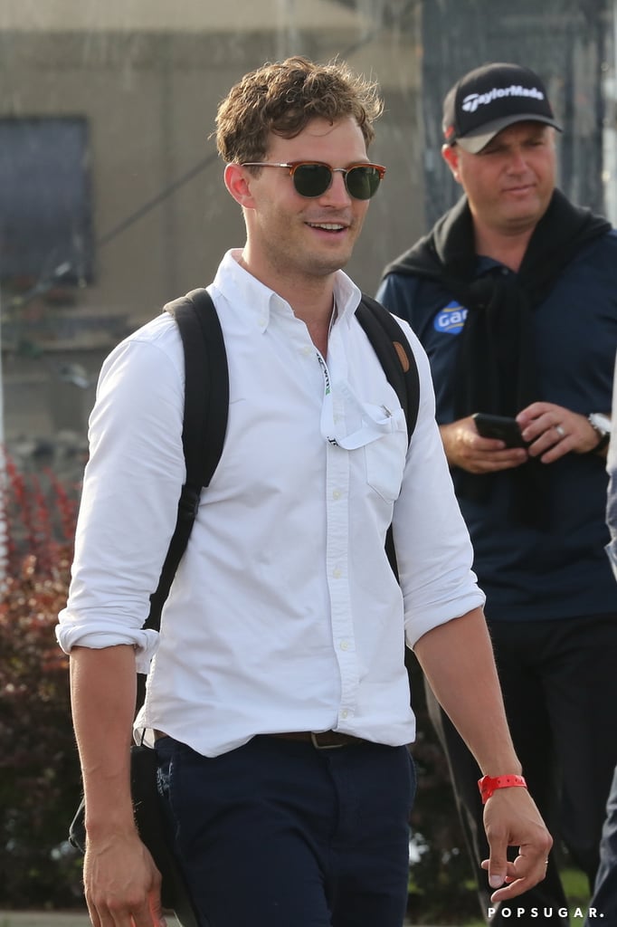 Jamie Dornan in Prague Pictures August 2015