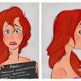 This Artist Reimagined Disney Princesses as Criminals in Mugshots, and Their Crimes Are Dark