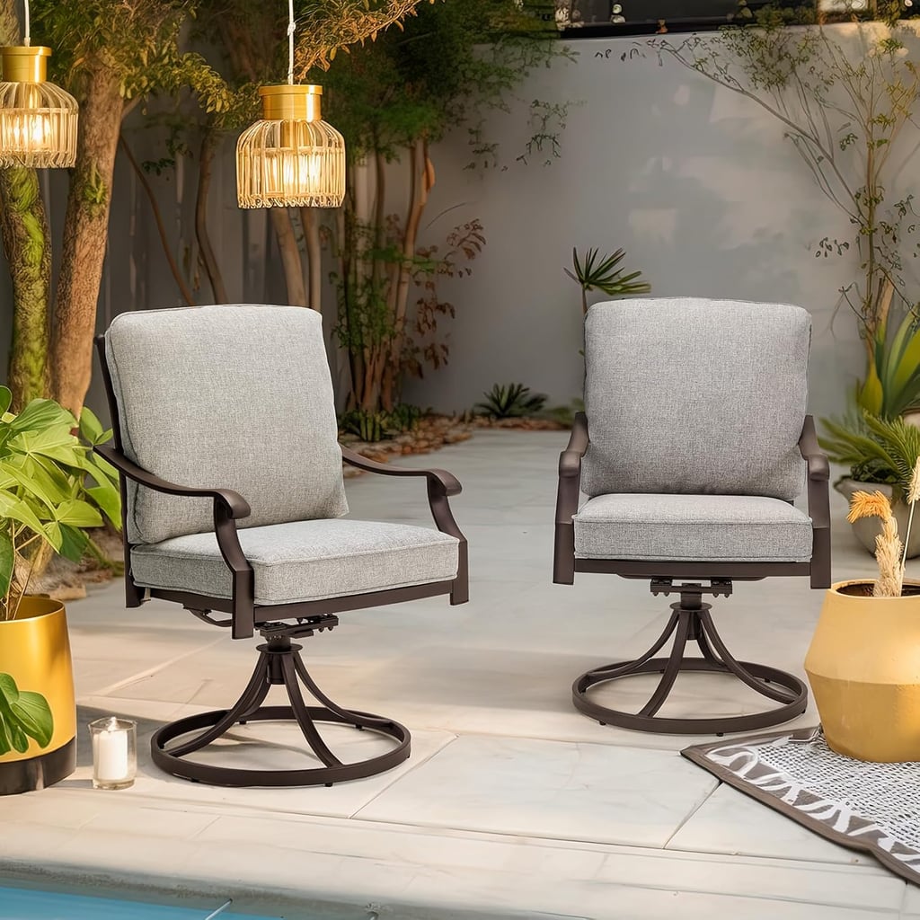 A Metal Chairs Set
