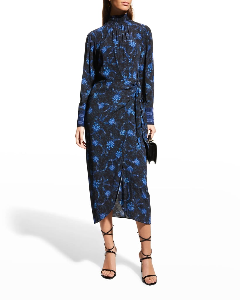 For an Office Party: Kobi Halperin Hunter Printed Midi Dress