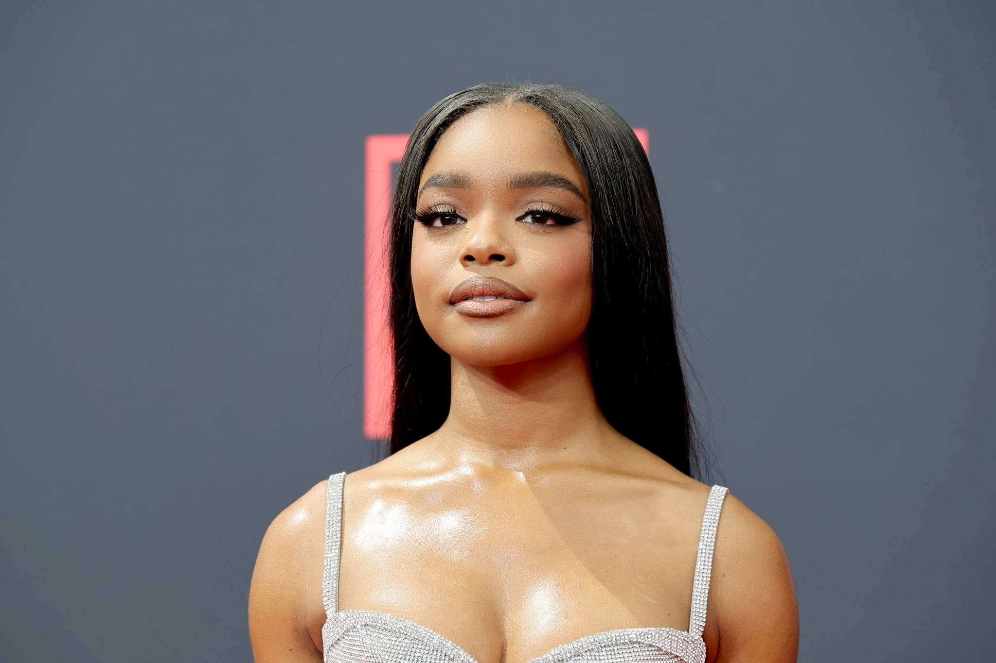 LOS ANGELES, CALIFORNIA - JUNE 26: Marsai Martin attends the 2022 BET Awards at Microsoft Theatre on June 26, 2022 in Los Angeles, California. (Photo by Momodu Mansaray/WireImage)