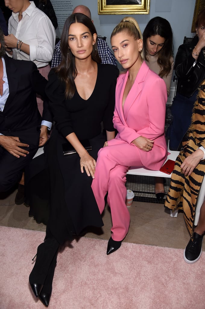 Pictured: Lily Aldridge and Hailey Baldwin