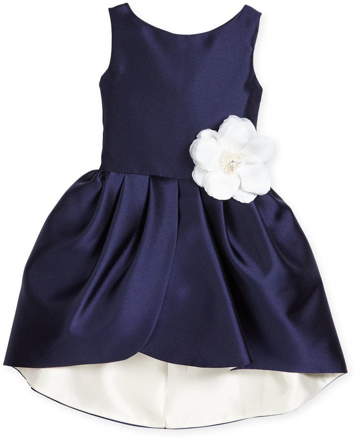 Sleeveless Sateen Party Dress