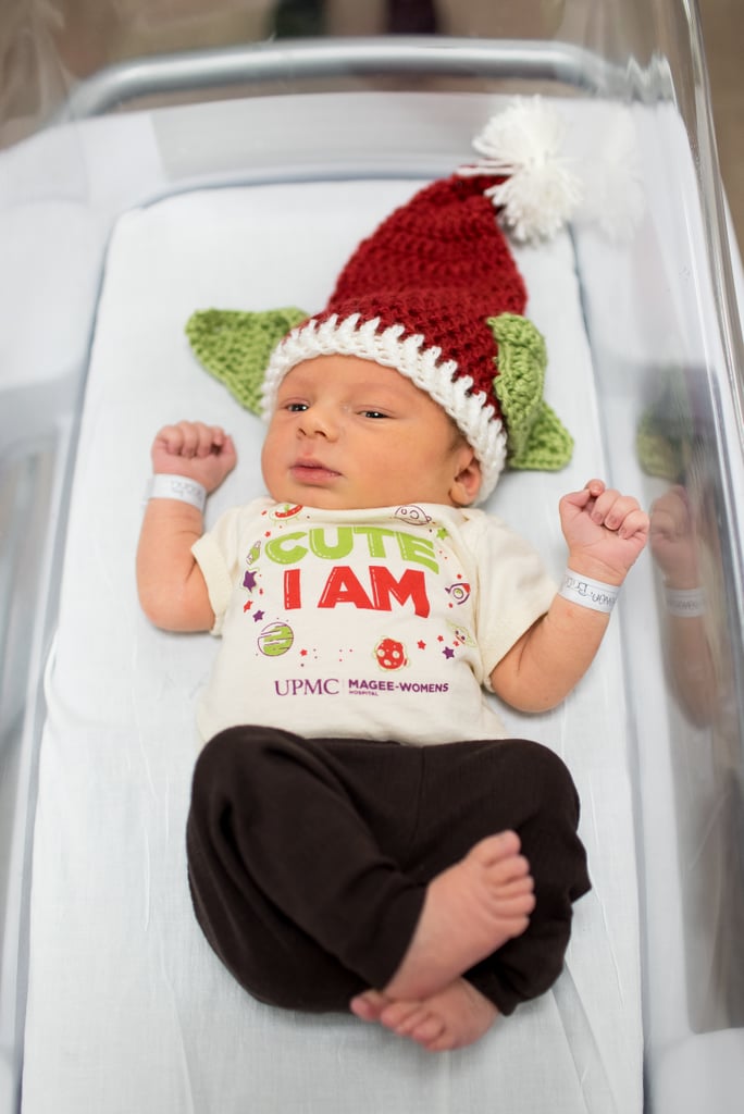 Babies Dressed as Baby Yoda For Christmas | Photos