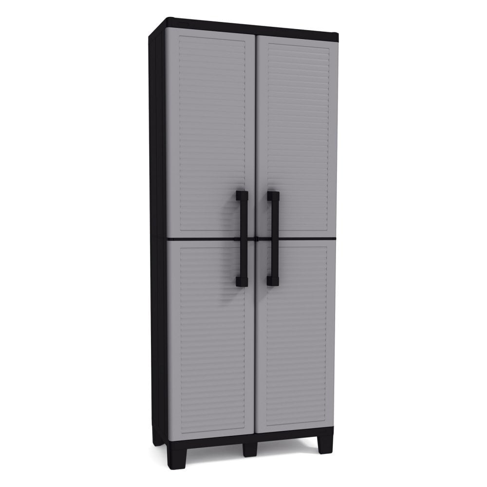 A Storage Cabinet: Keter Space Winner Tall Metro Storage Utility Cabinet