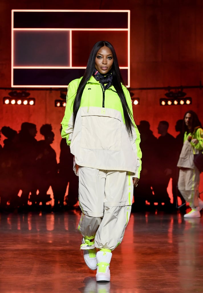 Naomi Campbell on the Tommy Hilfiger Fall 2020 Runway at London Fashion Week