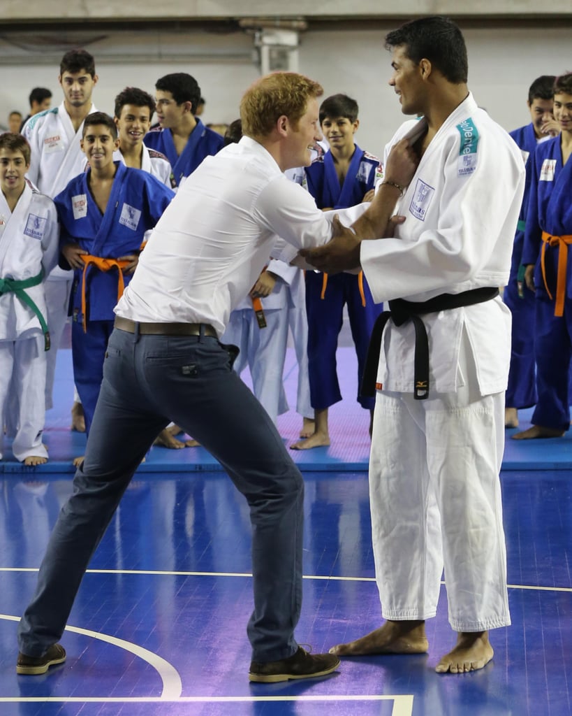 Prince Harry at the World Cup in Brazil