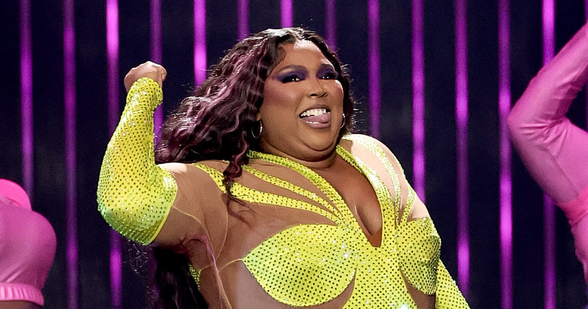 Lizzo Wears Neon Bedazzled Catsuit on Special Tour