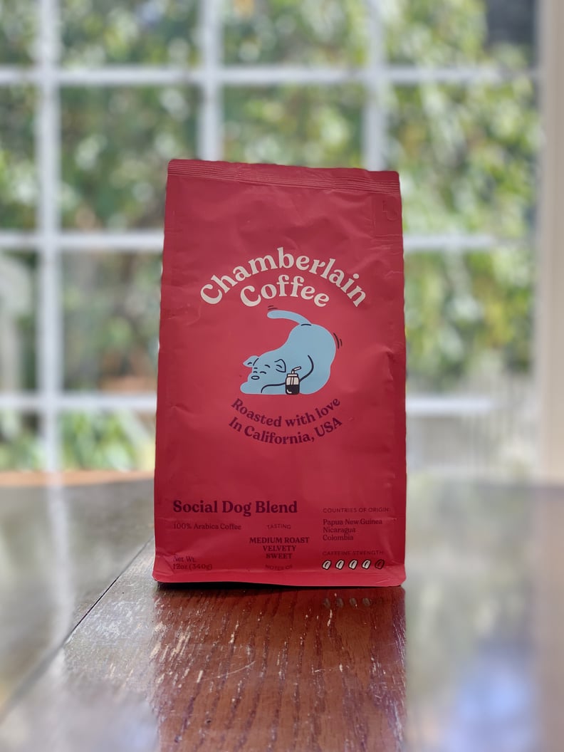 Chamberlain Coffee, Social Dog Medium Roast Grounds Bag, 12 oz 