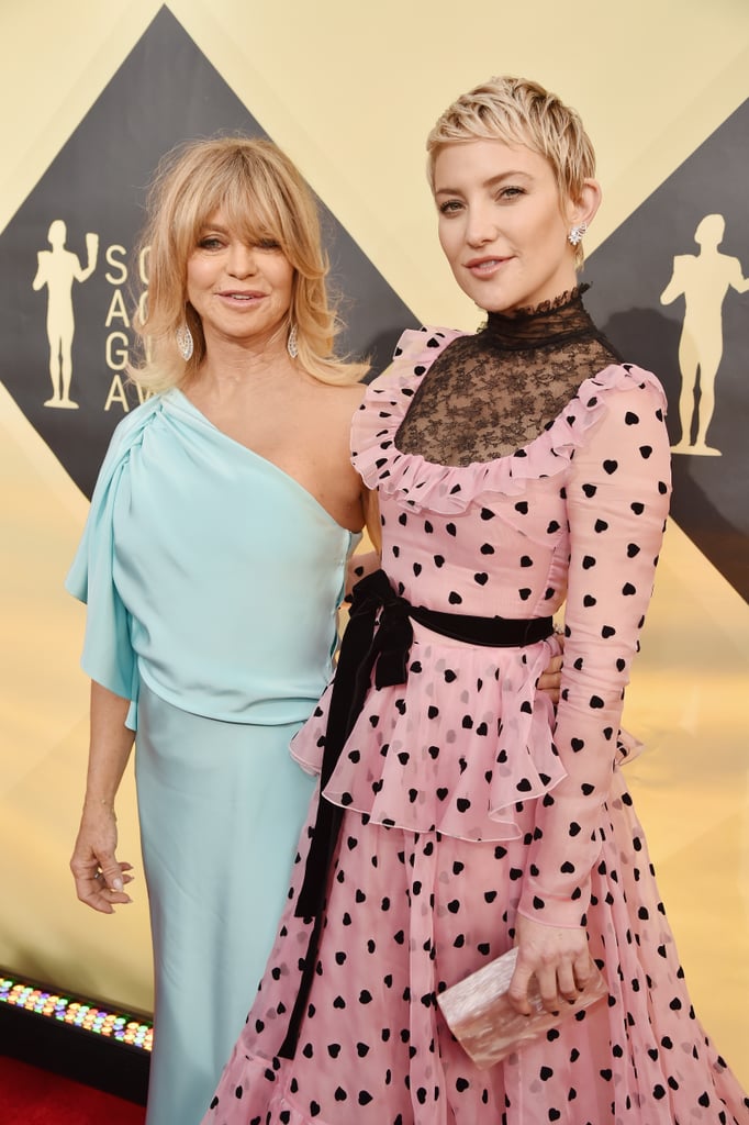 Goldie Hawn and Kate Hudson at the 2018 SAG Awards