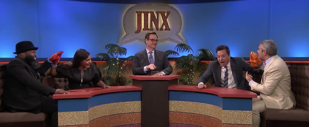 Jimmy Fallon Plays Jinx with Mindy Kaling and Andy Cohen