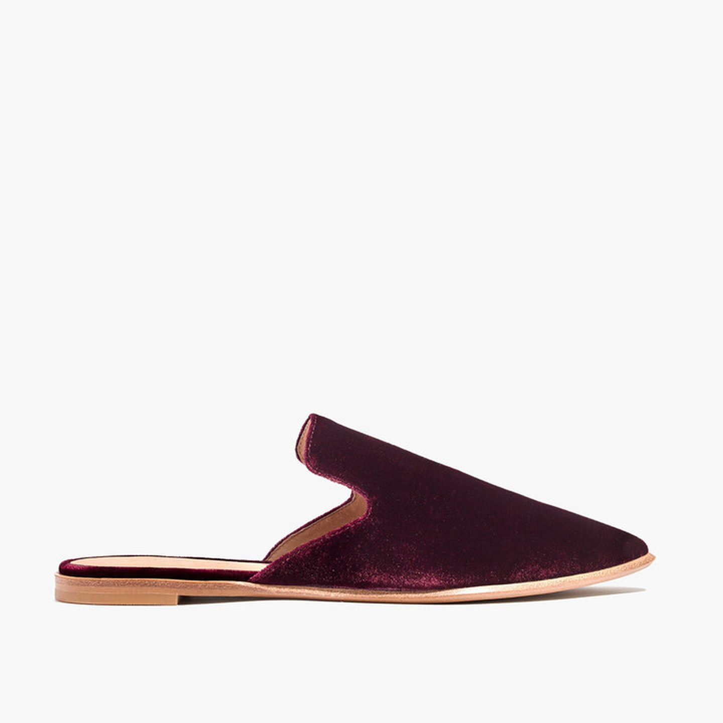 Navy Crystal Embellished Velvet Fur Mules main image 1