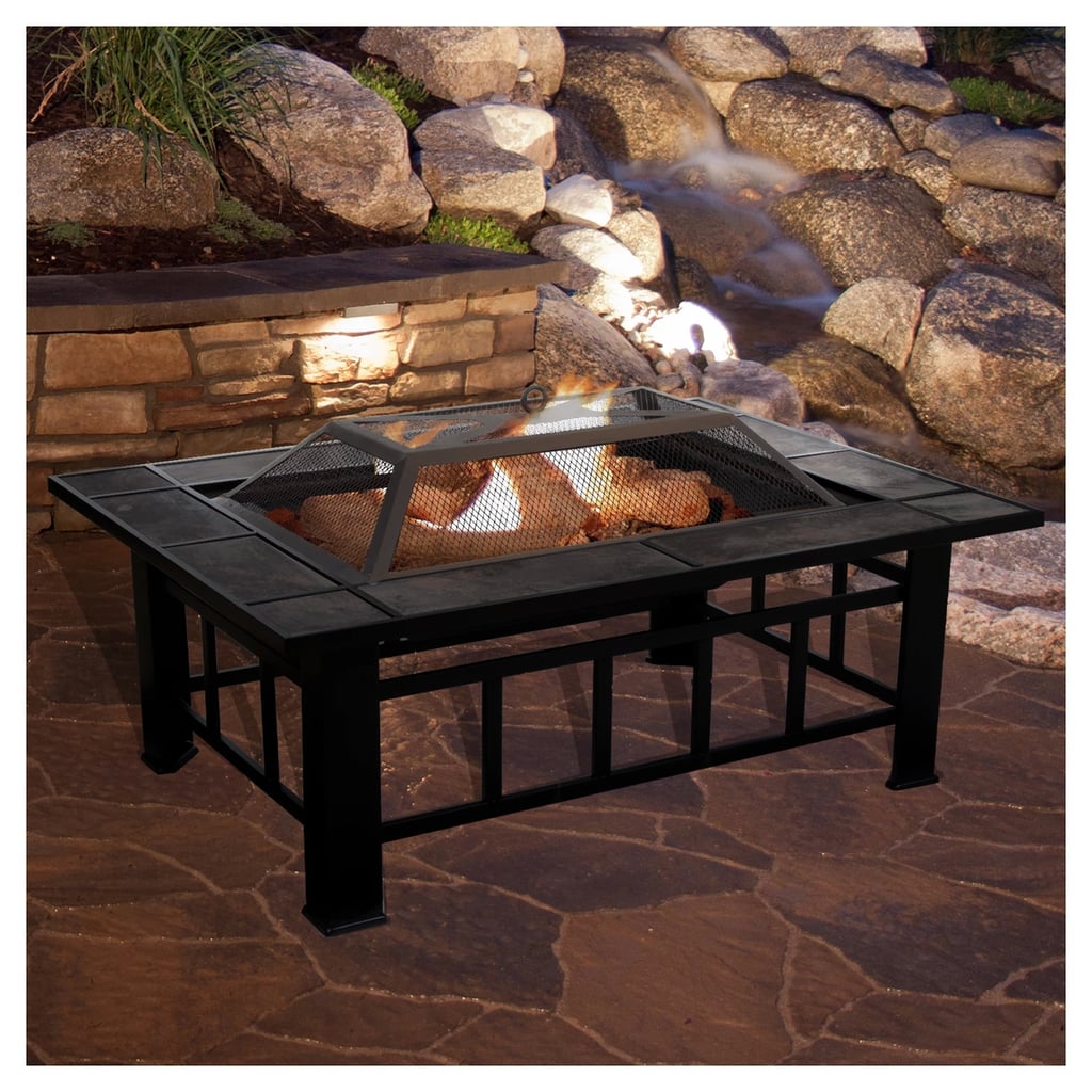 Rectangular Wood Burning Tile Fire Pit Best Outdoor Fire Pits Popsugar Home Uk Photo 61