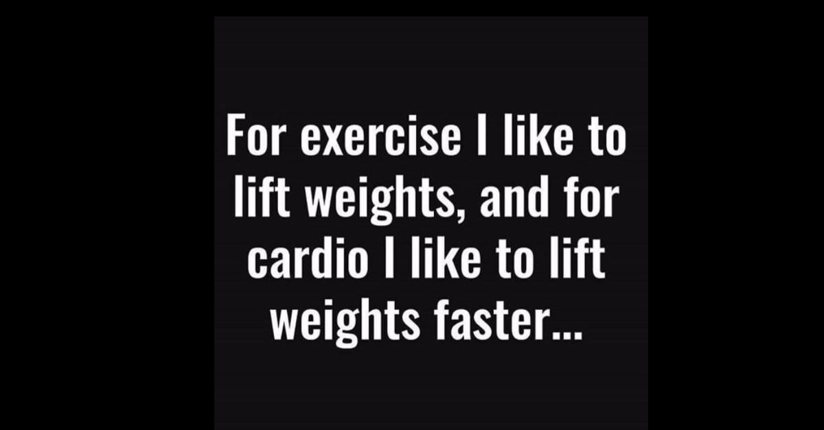 Lifting Weights Is Better Than Cardio Quotes POPSUGAR Fitness
