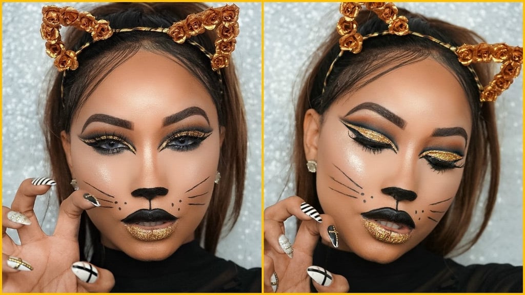 Glamour Cat Makeup