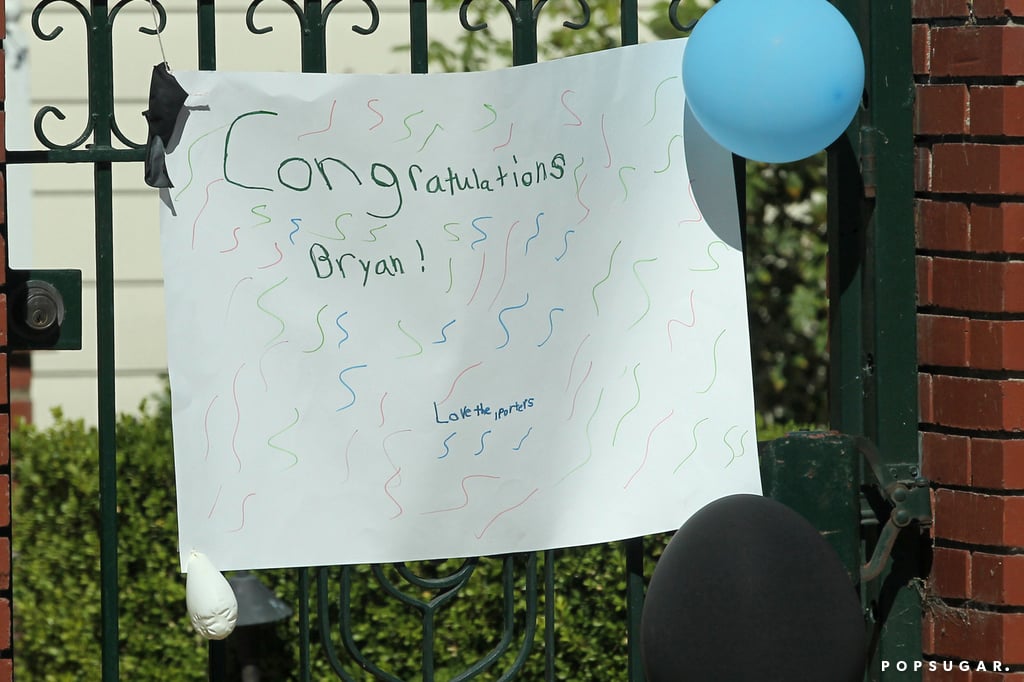 Bryan Cranston's House Decorated After the Emmys 2014