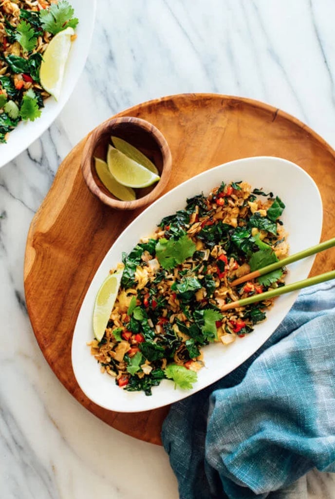 Easy Vegetarian Recipe: Spicy Kale and Coconut Fried Rice