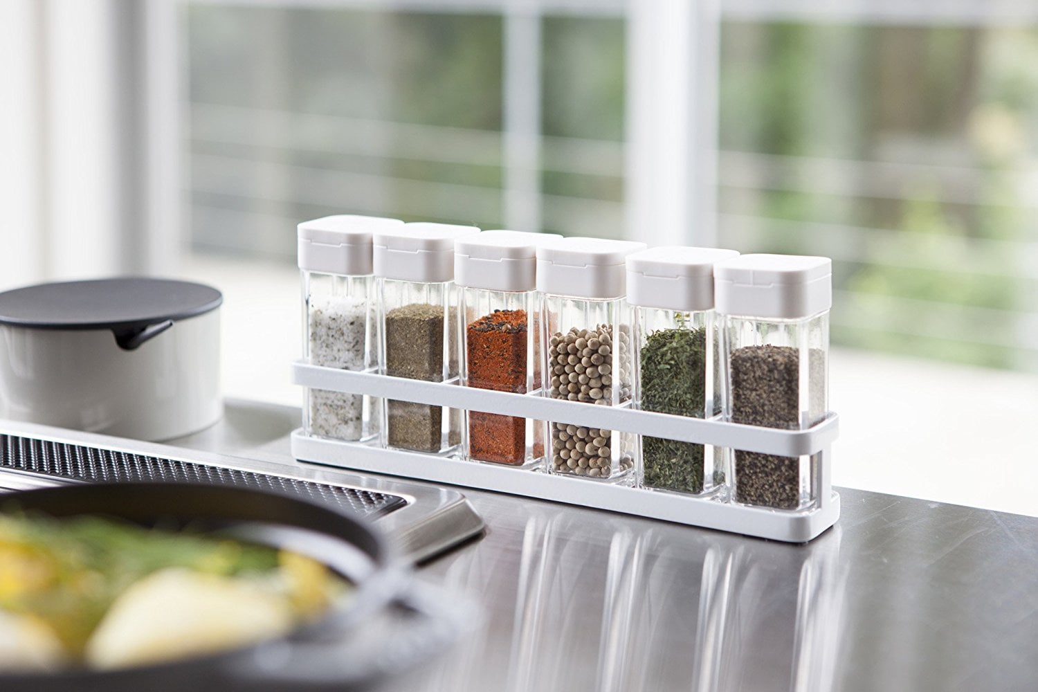 rectangular spice jars