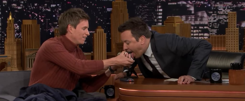 Eddie Redmayne Performing Magic Trick on Jimmy Fallon Video