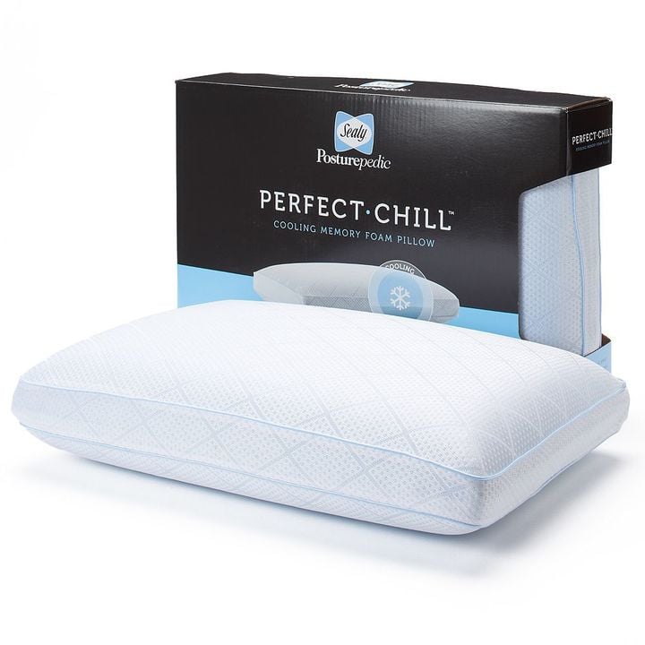 sealy sealychill gel memory foam wedge pillow