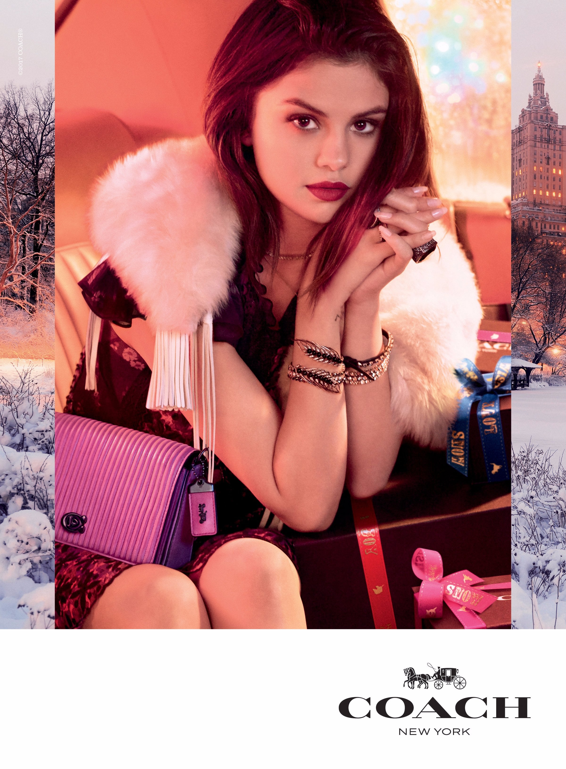 Selena Gomez s Coach Holiday Campaign POPSUGAR Fashion