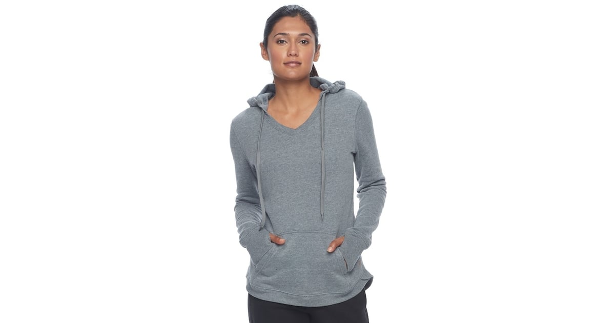 Petite fleece hoodie clearance