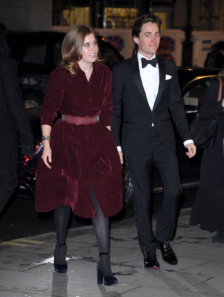 Princess Beatrice Red Alaia Dress March 2019