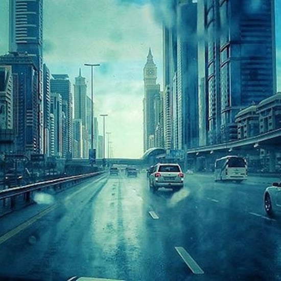 مطر في الإمارات خلال شهر فبراير 2018