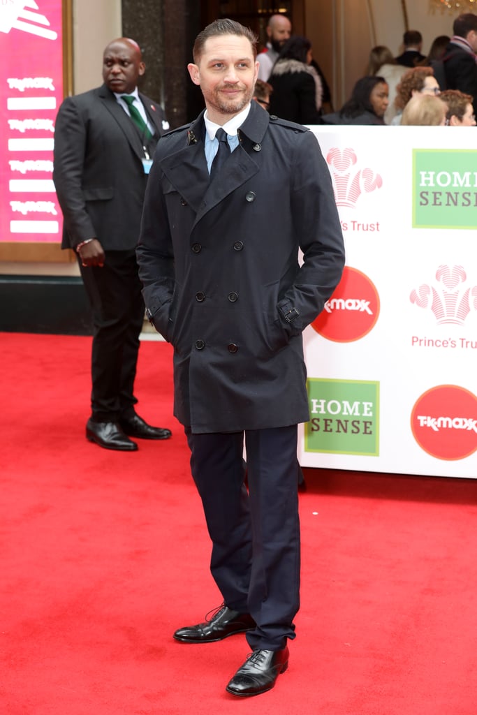 Tom Hardy at The Prince's Trust Awards 2018