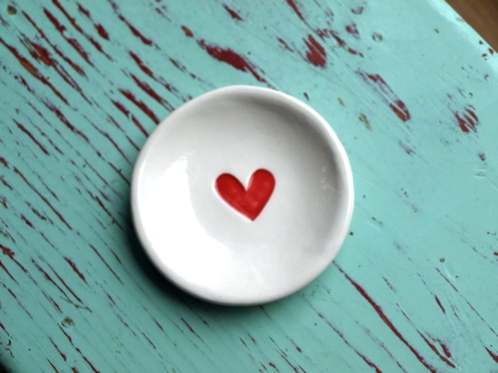 Red Heart Mini Round Dish ($9)
