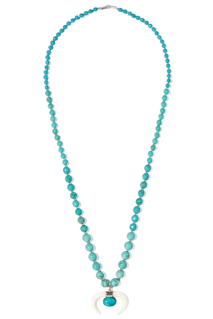Chan Luu Beaded Stone And Silver-Tone Necklace