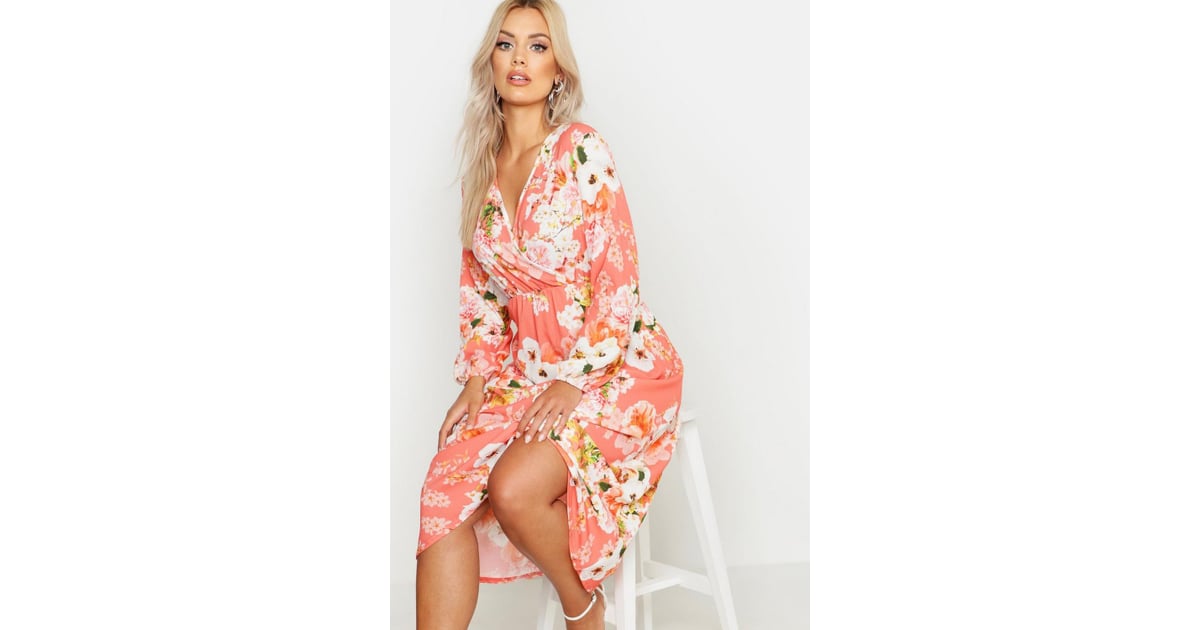 robe midi boohoo