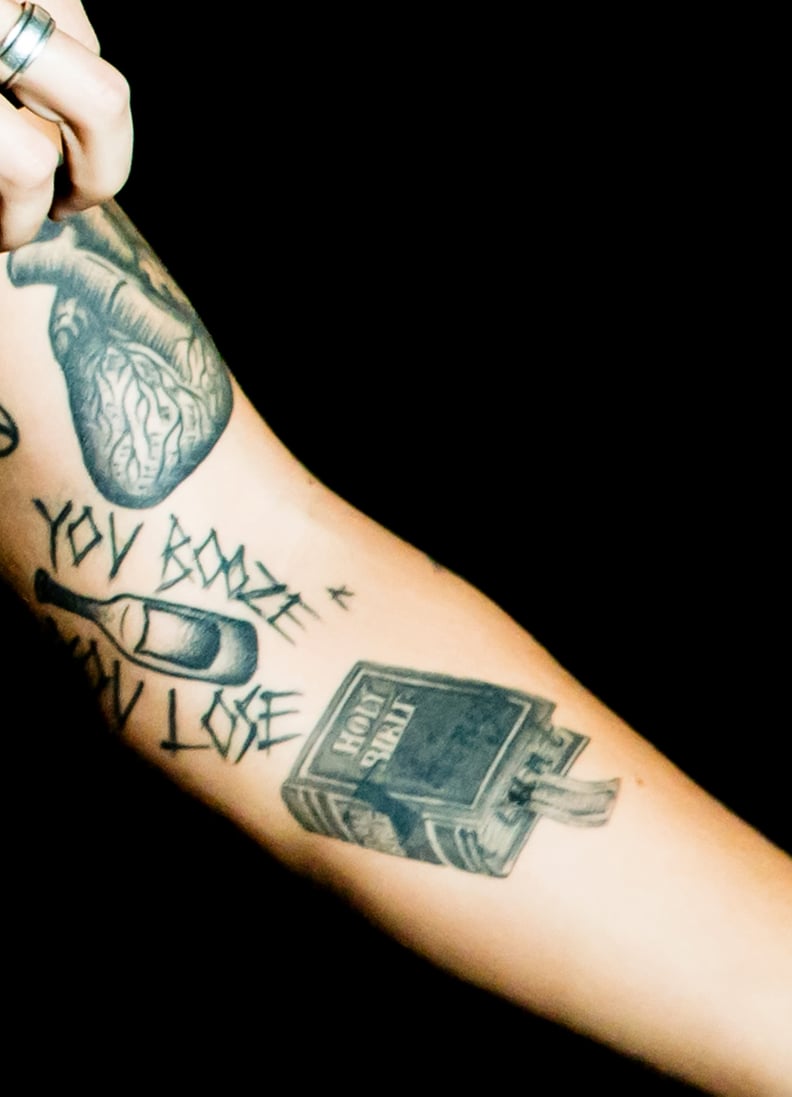 Harry Styles's Left Inner Arm Tattoos