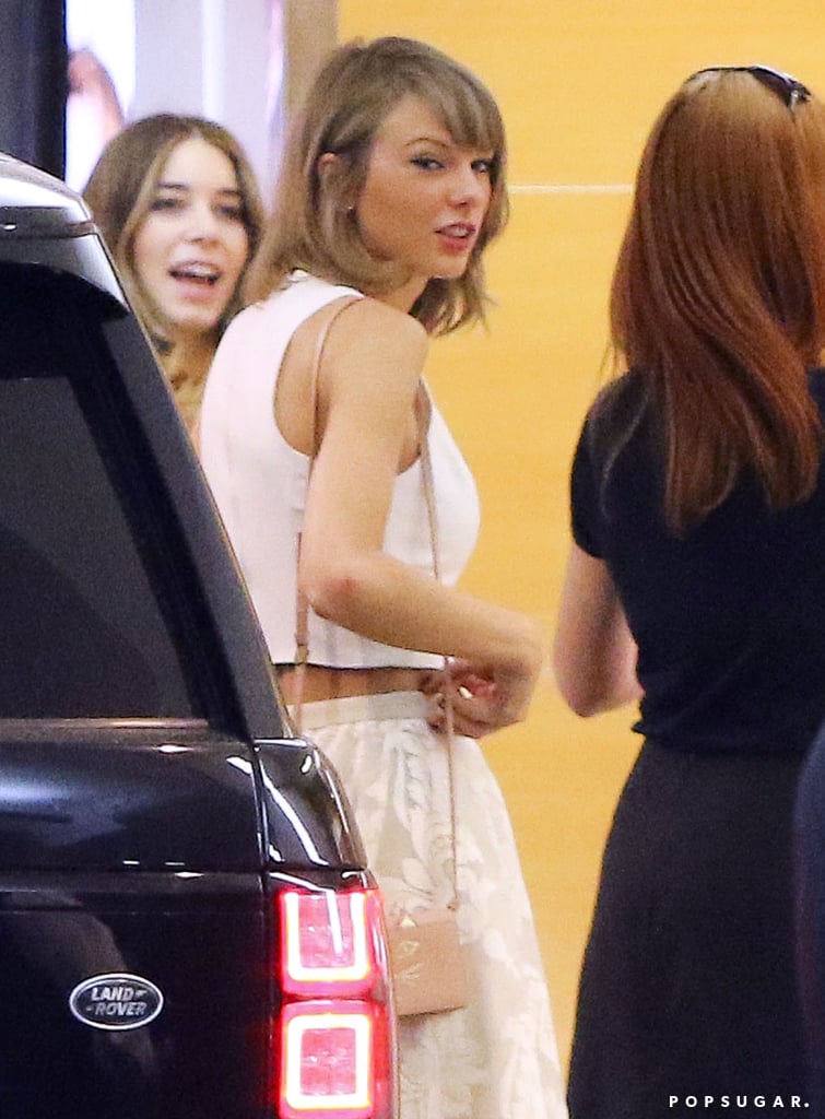 Taylor Swift and Calvin Harris After Jaime King Baby Shower