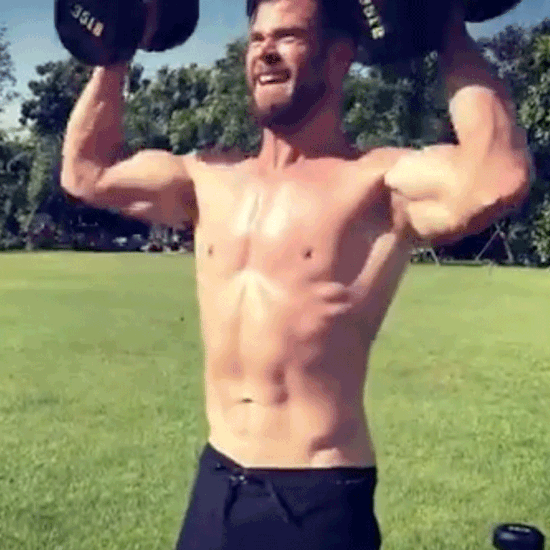 Chris Hemsworth Posted a Shirtless Workout You Need to See