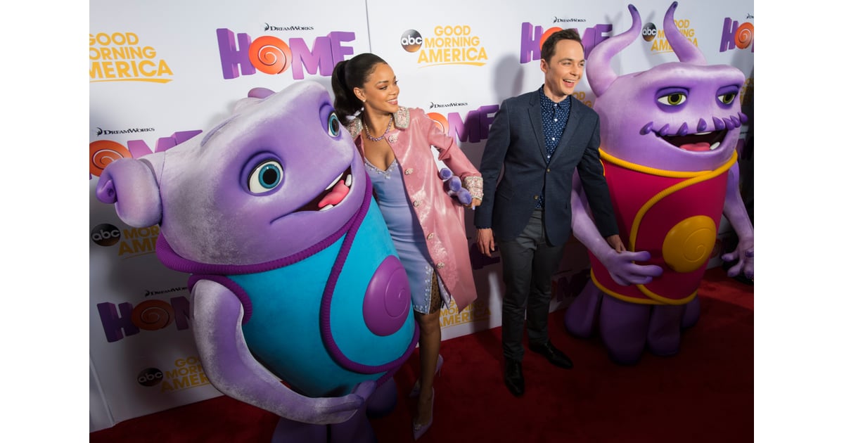 Rihanna And Jim Parsons Stopped By A Screening Of Their Movie Home In Can T Miss Celebrity Pics Popsugar Celebrity Photo 12