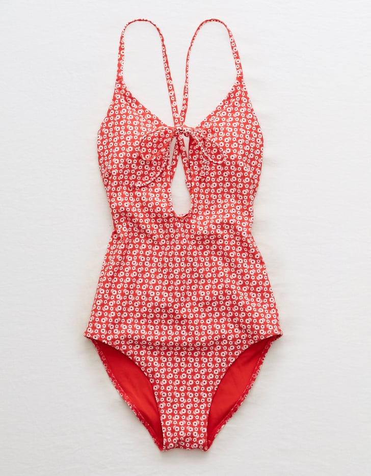 Aerie Strappy Back One-Piece Swimsuit | Aerie Role Model Campaign ...