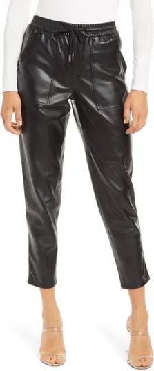 Luxe (Faux) Leather: BlankNYC No Guidance Ankle Faux Leather Pants