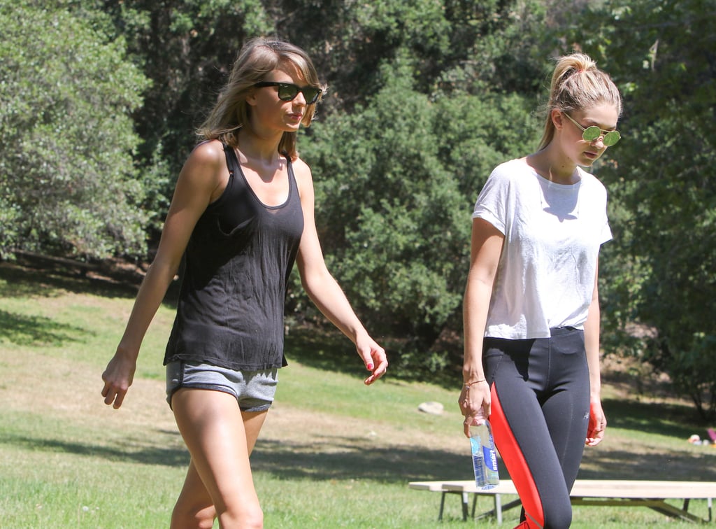 Gigi Hadid Hiking With Taylor Swift After Breakup | Photos