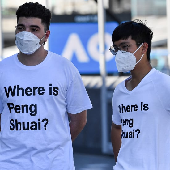 Activists Wear Peng Shuai Shirts at the Australian Open