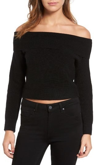 Rebecca Minkoff Women's Hunter Off The Shoulder Sweater