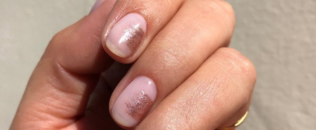 Metallic Brush Stroke Nails Are as Pretty as They Are Easy