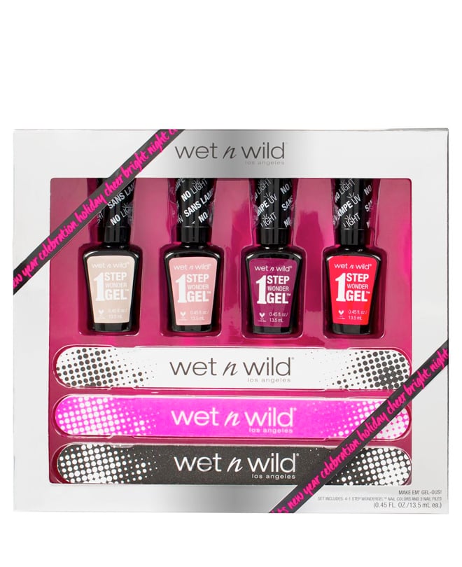 "Going to the nail salon is impossible during the busy holiday season. Thank goodness for at-home gel nail kits! One of my good friends, Amber Crowe (makeup department head on The Vampire Diaries), swears by them. I love how this kit leaves nails with a high-gloss finish."   
 Wet n' Wild's Gel Nail Kit  ($10)