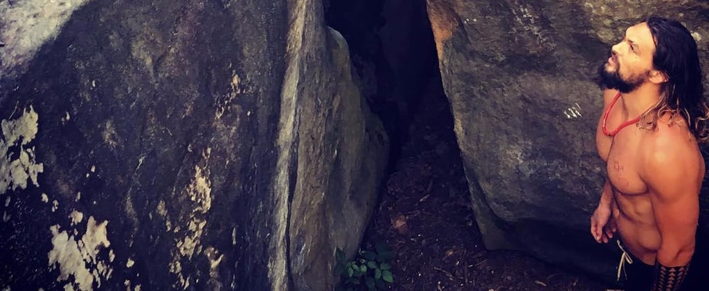 Jason Momoa Rock Climbing Instagrams