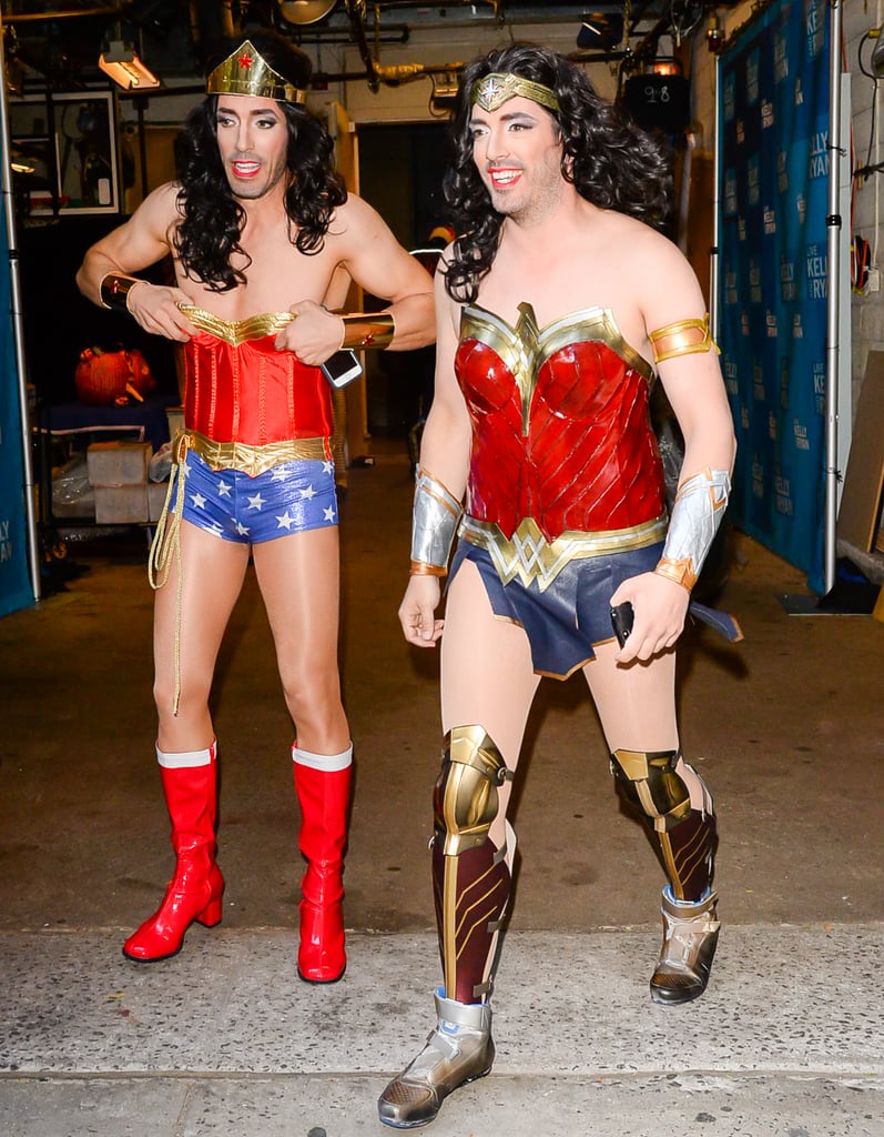 Jonathan and Drew Scott as Wonder Woman